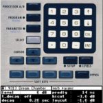 H8000 remote software interface showing LCD mirror and control buttons for Eventide H8000FW